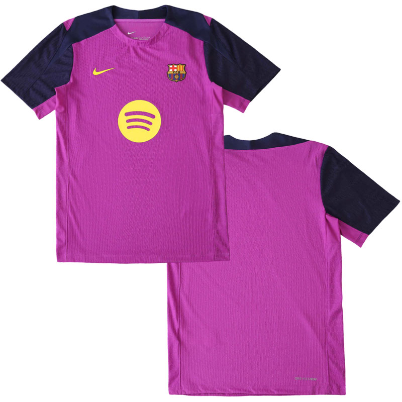 FC Barcelona 25/26 pánský fialový tréninkový dres - fotbalové tričko