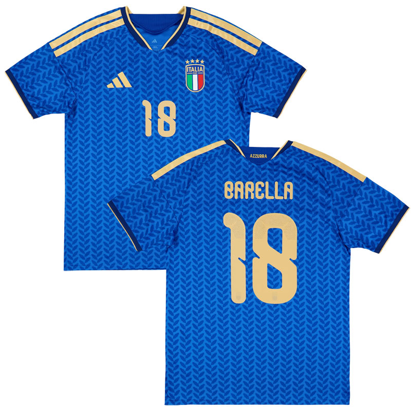 Fotbalový dres Itálie 2026/27 domácí - Barella 18