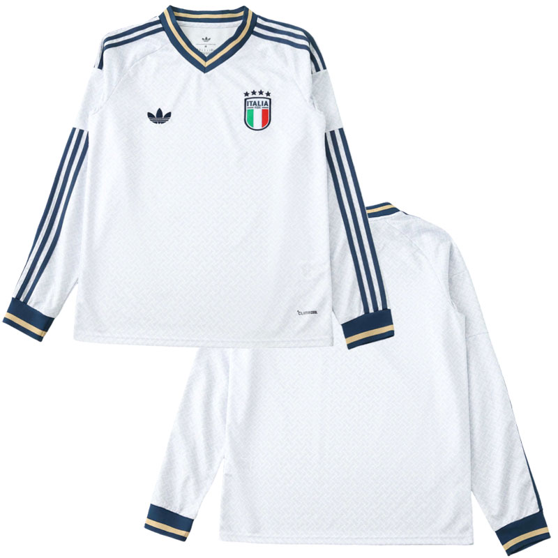 Itálie 2026 MS venkovní dres – fotbalový dres s dlouhým rukávem