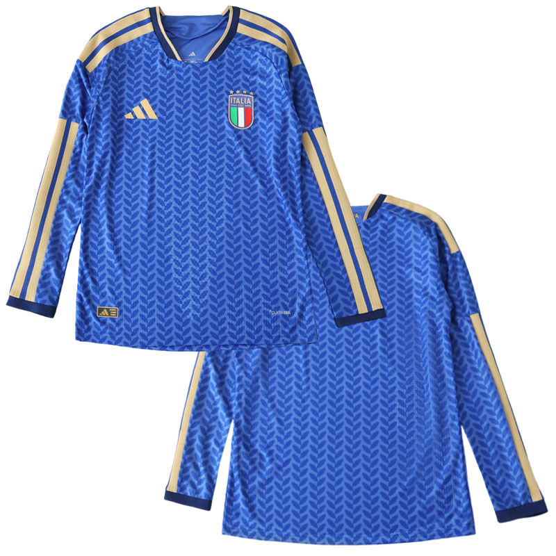 Itálie domácí fotbalový dres MS 2026 s dlouhým rukávem