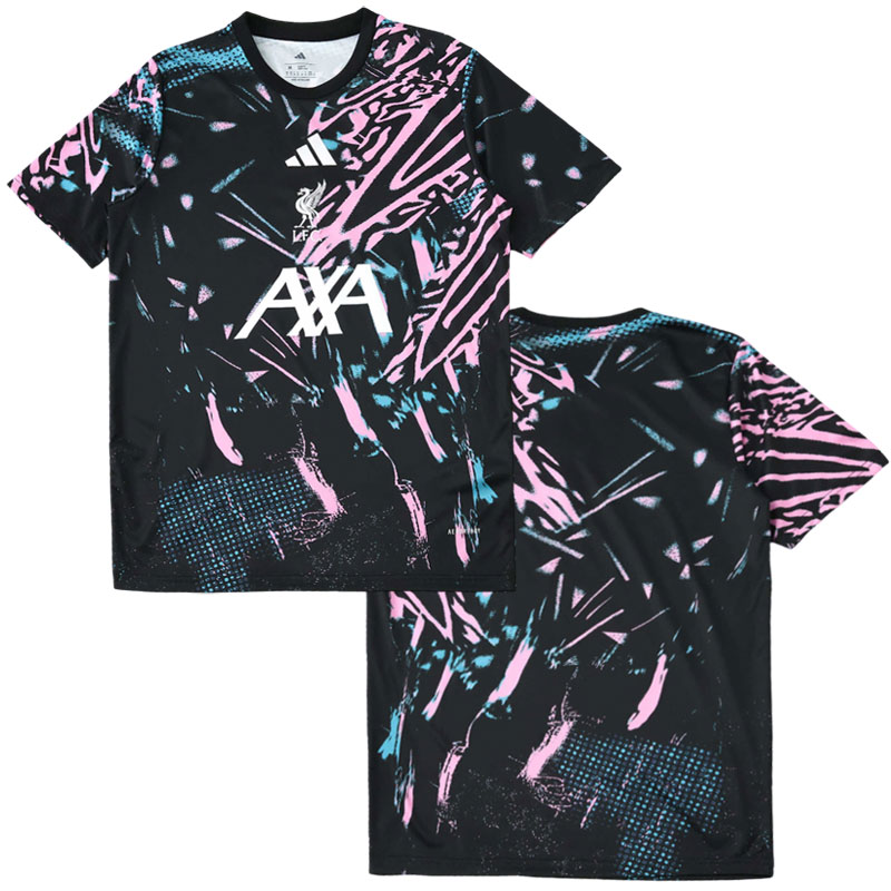 Liverpool FC 2025/26 tréninkový dres – výrazná barevná grafika