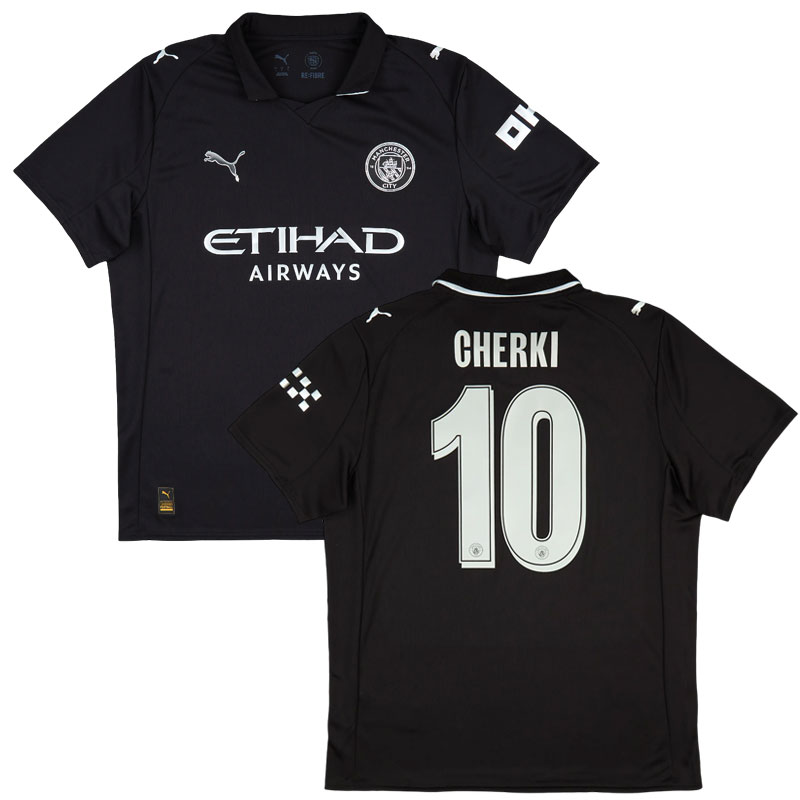 Manchester City 2025/26 venkovní dres s potiskem Cherki 10