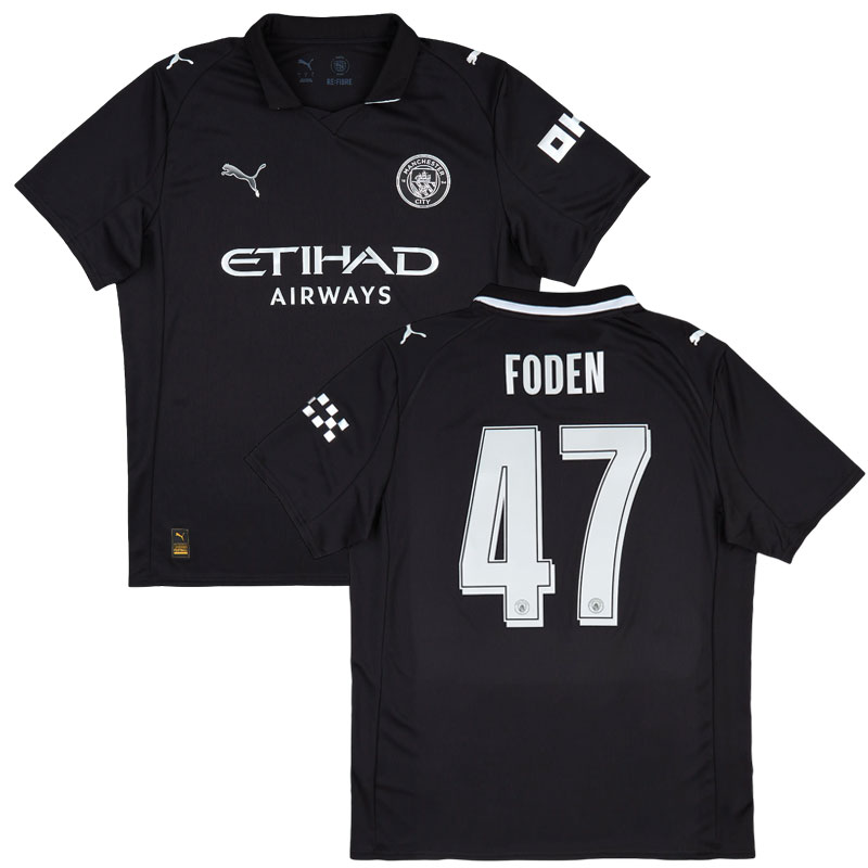 Manchester City fotbalový dres away 25/26 - Foden 47 potisk