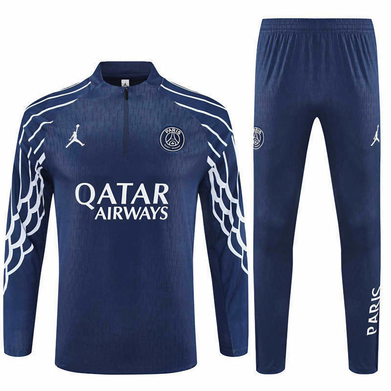 PSG tréninková souprava 24/25 - navy Half Zip set