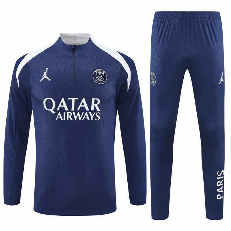 Paris Saint-Germain 25/26 half zip tréninková souprava - modrá varianta