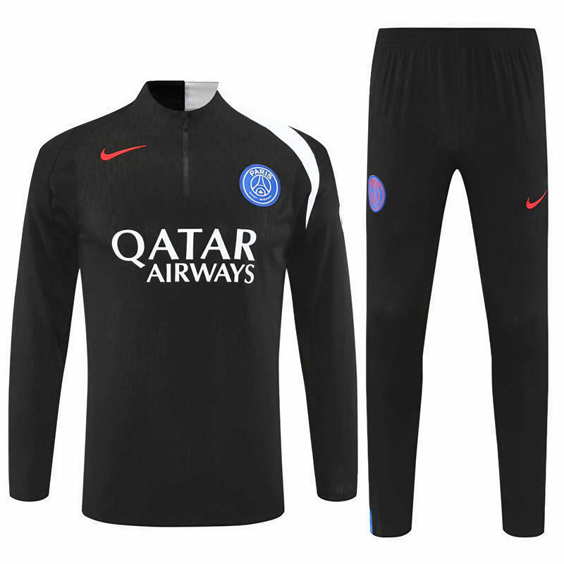 Paris Saint-Germain tréninková souprava 25/26 – černý Half-zip