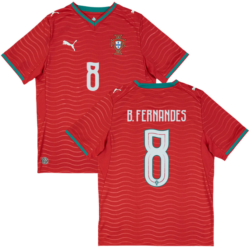 Portugalsko 2026 domácí fotbalový dres pánský - B. Fernandes 8