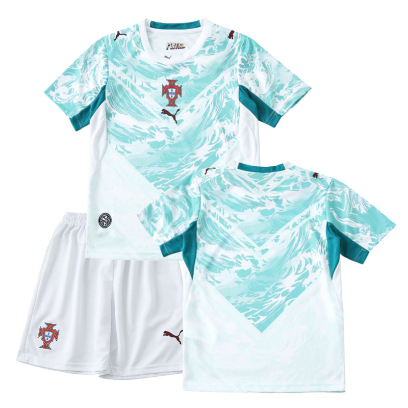 Portugalsko 2026 venkovní dětský fotbalový dres – souprava tričko + šortky na MS 2026