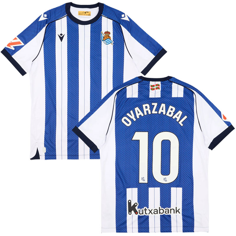 Real Sociedad domácí dres 2025-26 - Oyarzabal 10 na zádech Real Sociedad domácí dres 2025/26 - Oyarzabal 10 na zádech