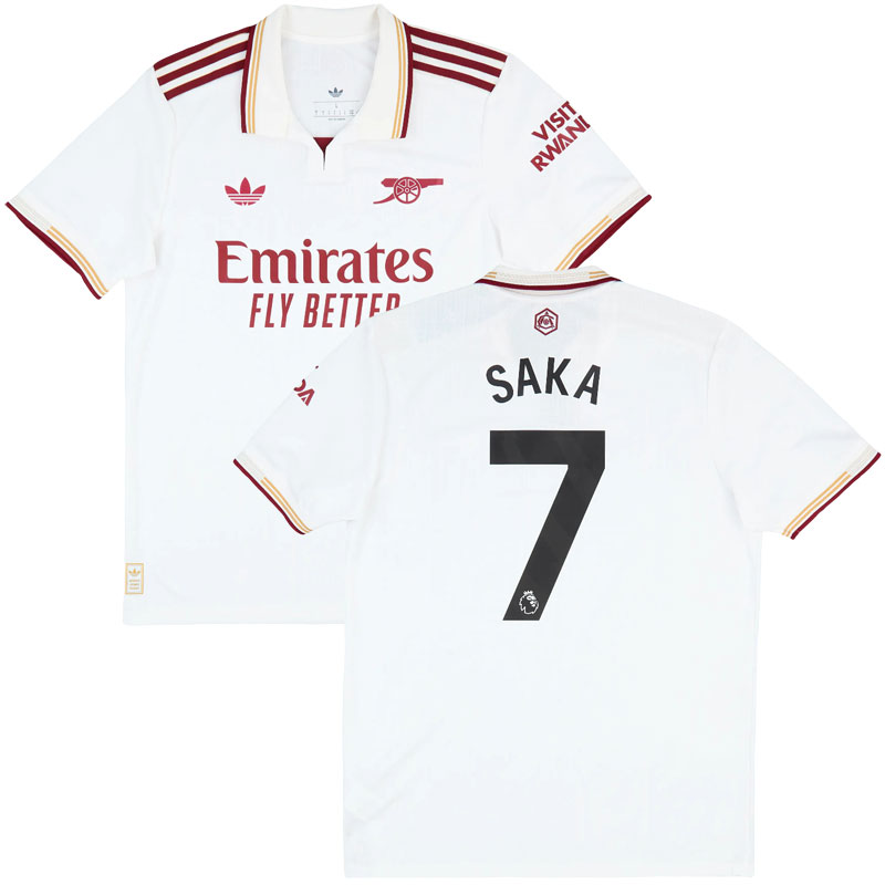 Saka 7 Arsenal 25/26 třetí fotbalový dres pro muže