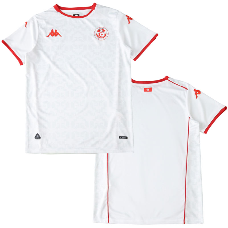 Tunisko 2025/26 venkovní bílý fotbalový dres