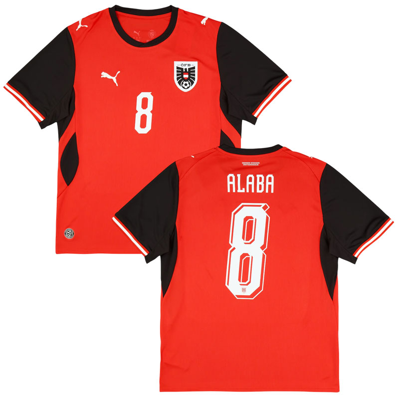 Alaba 8 Rakousko 2026/27 domácí fotbalový dres pro muže