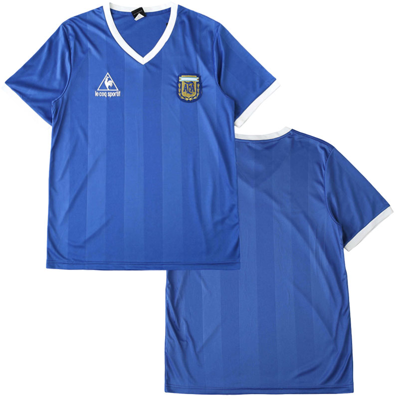 Argentina venkovní dres 1986 retro – fotbalový dres pro muže