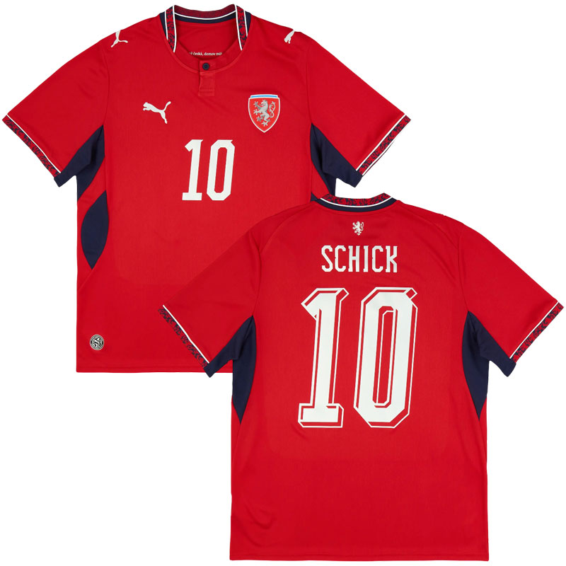 Domácí fotbalový dres Česko 2026/27 – jméno Schick 10