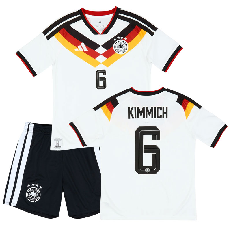 Fotbalový dres Německo 2026/27 pro děti - domácí sada s potiskem Kimmich 6