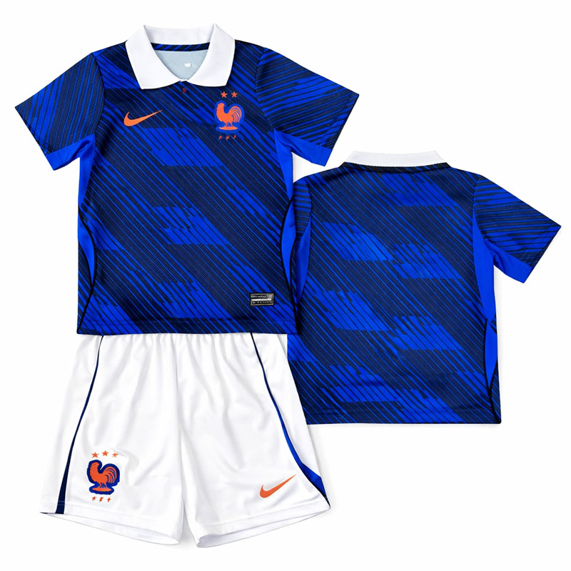 Francie domácí dres MS 2026 pro děti - fotbalový dres + kraťasy
