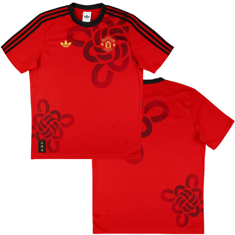 Man United 25/26 pre-match tréninkový dres – červené fotbalové tričko