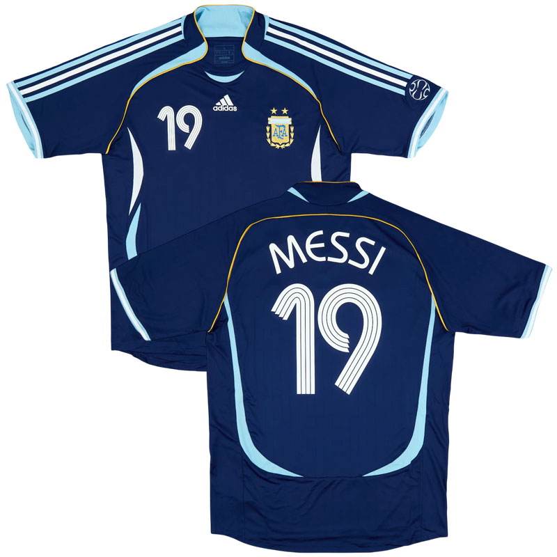 Messi 19 Argentina 2006 venkovní retro dres pro muže