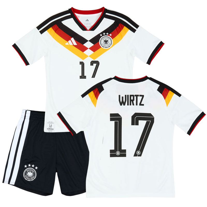 Německo dětský dres 2026/27 - domácí fotbalový komplet Wirtz 17