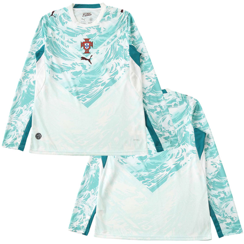 Portugalsko venkovní fotbalový dres MS 2026 - pánský dlouhý rukáv