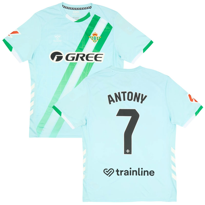 Real Betis 2025/26 venkovní fotbalový dres – jméno Antony 7