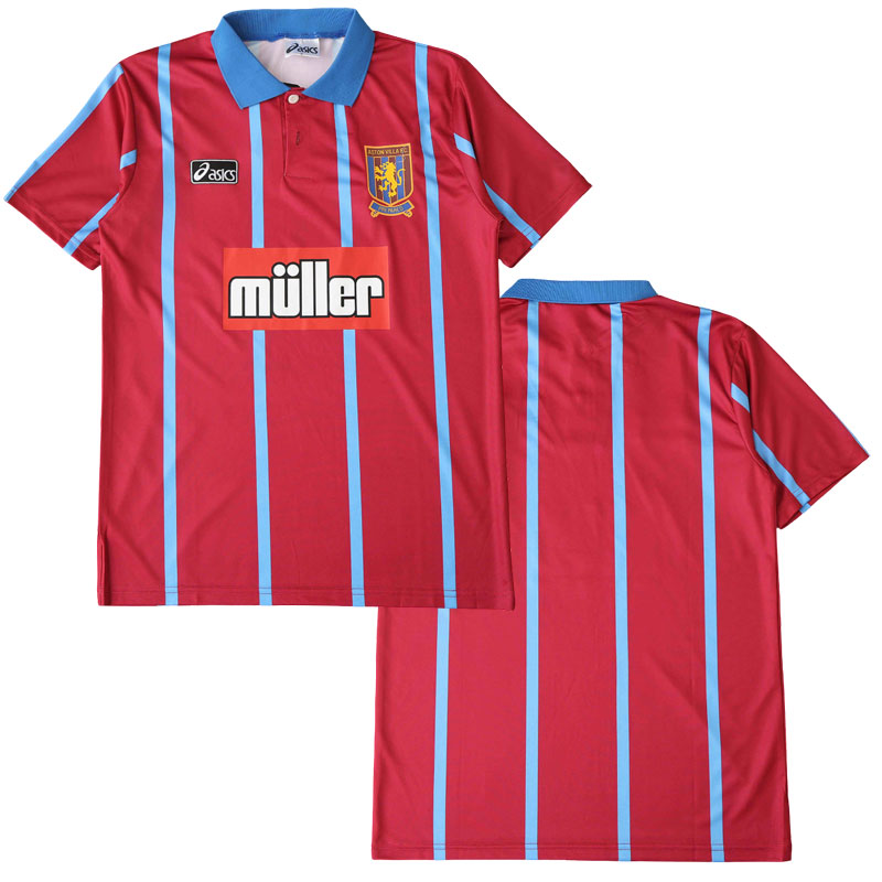 Aston Villa 1993/95 domácí retro dres – pánský fotbalový dres