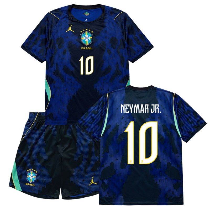 Brazílie 2026 dětský dres Neymar 10 – venkovní fotbalový set MS 2026