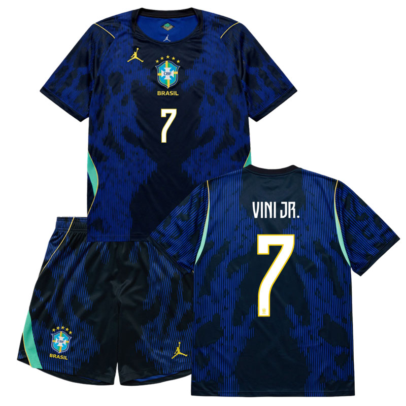 Brazílie MS 2026 dětský venkovní dres Vini Jr. 7 + šortky