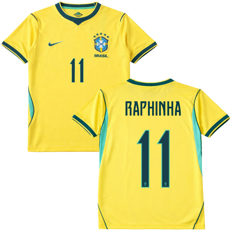 Brazílie MS 2026 dres Raphinha 11 – pánský domácí fotbalový dres