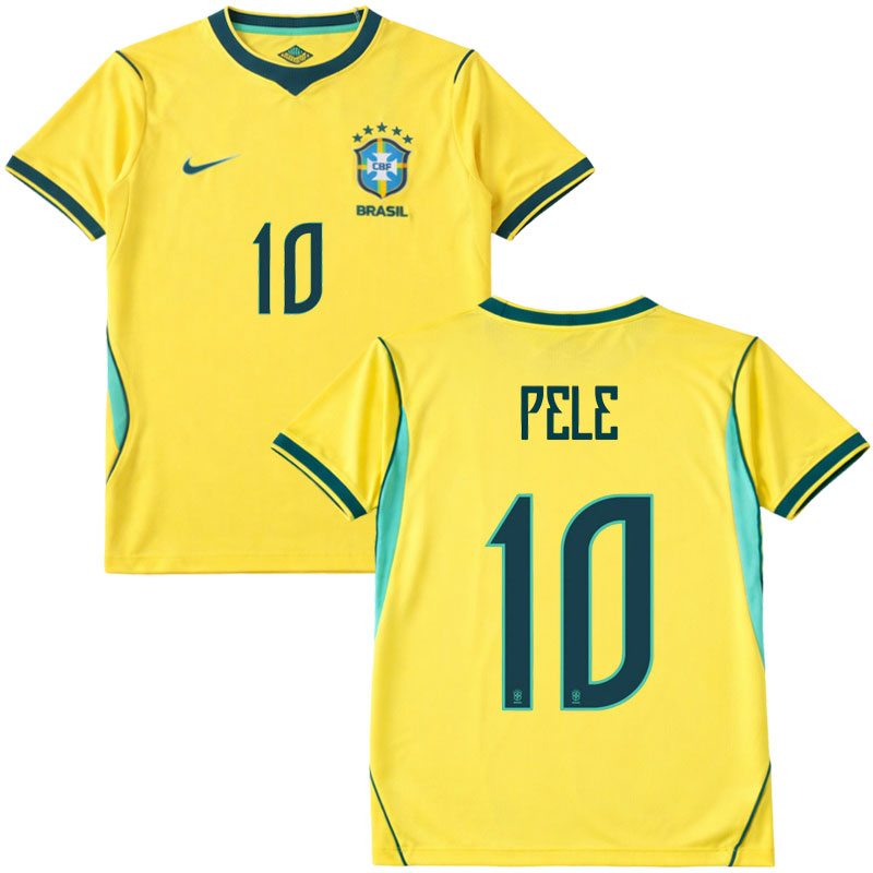 Fotbalový dres Brazílie 2026 MS PELE 10 – krátký rukáv domácí dres
