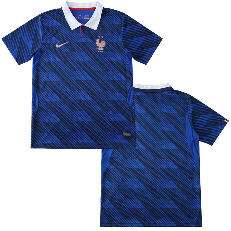 Francie 2026-27 domácí fotbalový dres – pánský krátký rukáv VM 2026