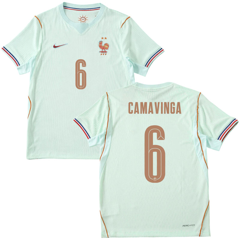 Francie 2026 venkovní fotbalový dres pro muže – Camavinga 6