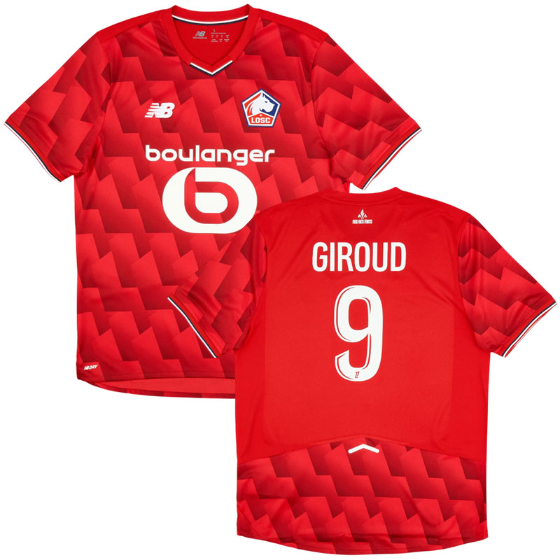 Lille 2025-26 domácí fotbalový dres – Giroud 9 na zádech
