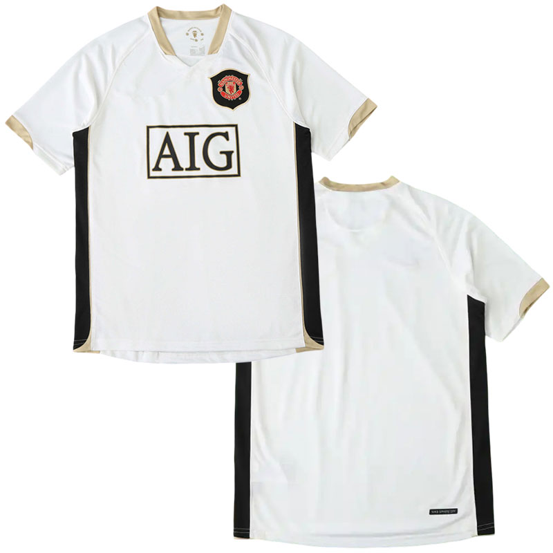 Manchester United 2006/07 bílý venkovní retro dres pro muže