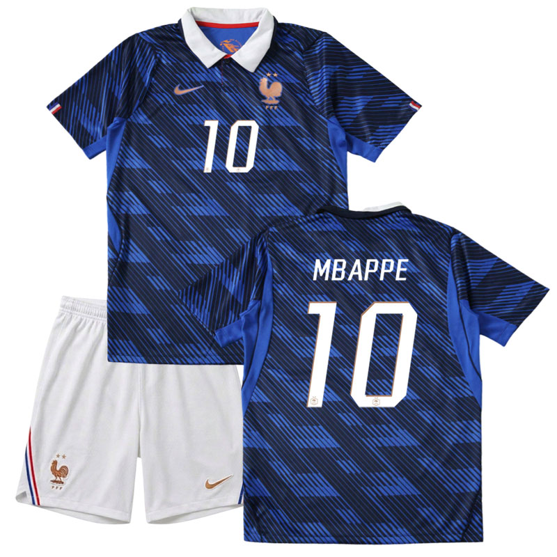 Mbappé 10 Francie 2026 dětský dres – domácí set dres + trenýrky MS 2026