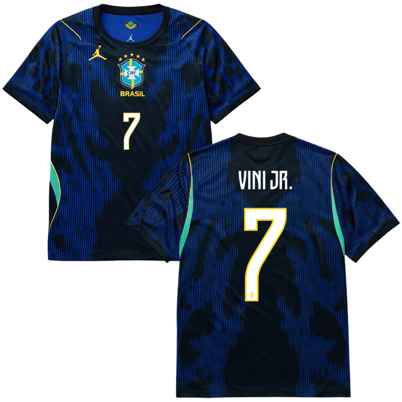 Pánský dres Brazílie 2026 – venkovní fotbalový dres Vini Jr. 7 Mistrovství světa