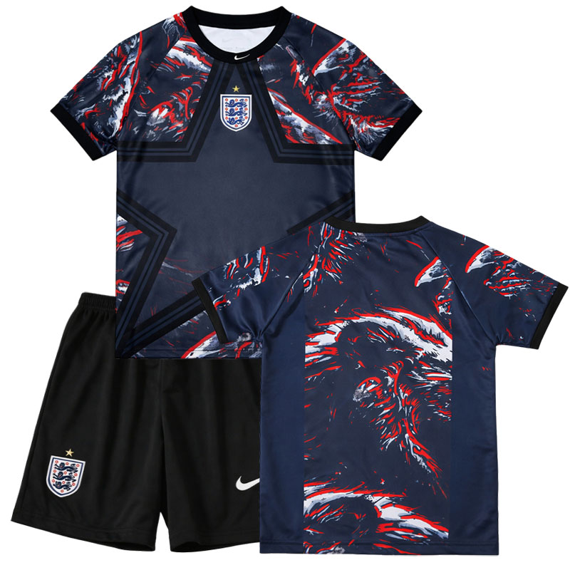 Dětský brankářský dres Anglie MS 2026 – fotbalový set dres a kraťasy