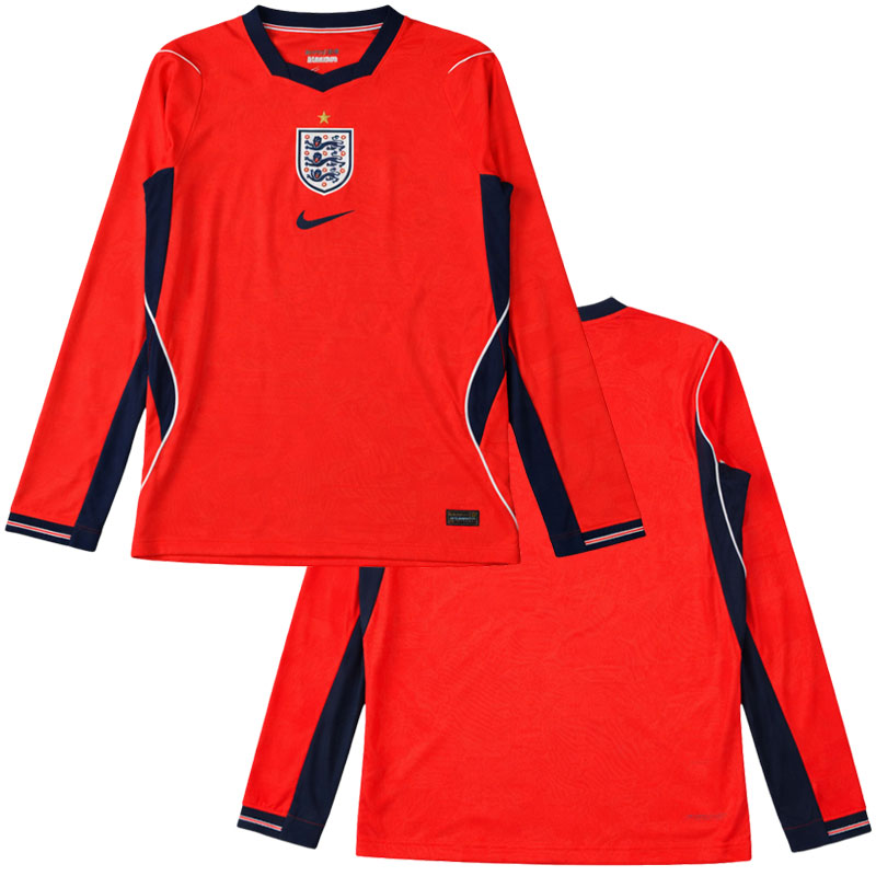 Anglie venkovní dres MS 2026 dlouhý rukáv