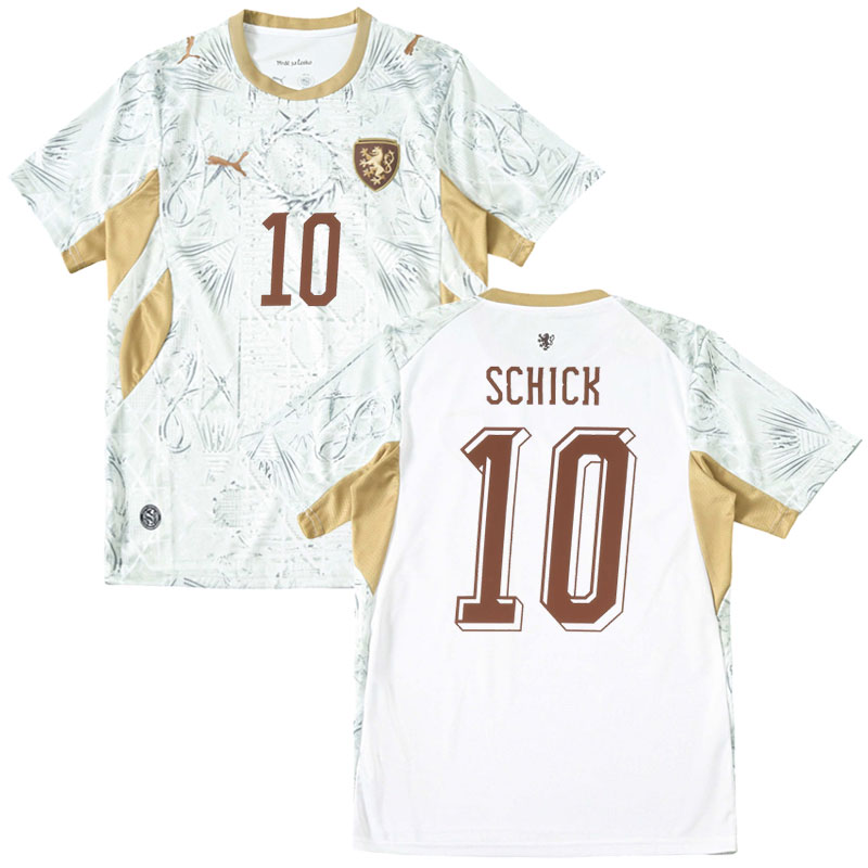 Česko 2026 venkovní fotbalový dres Schick 10 - dres pro muže