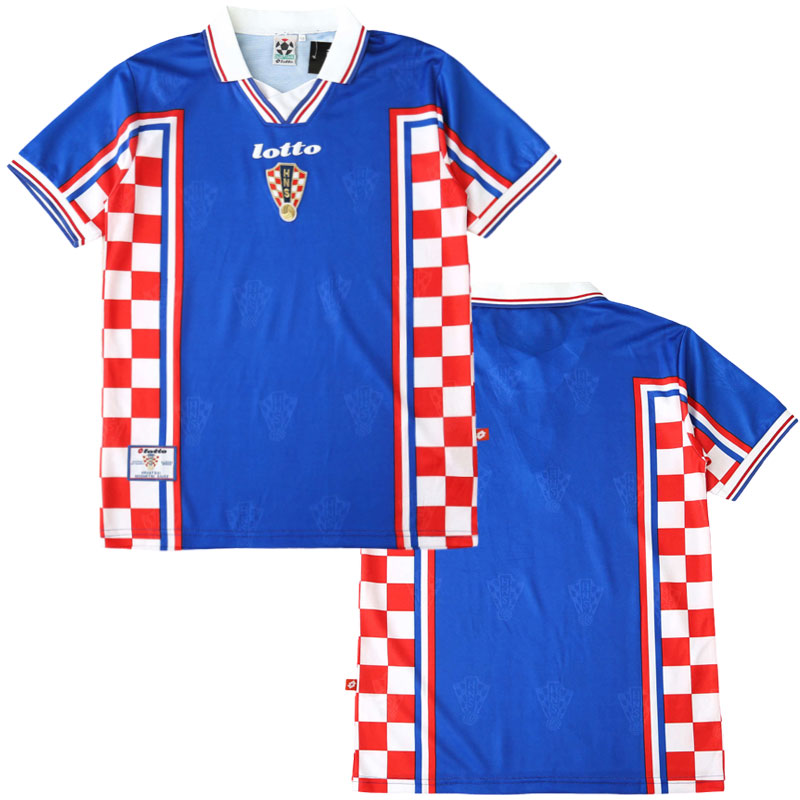 Chorvatsko 1998 retro venkovní dres - pánský fotbalový dres