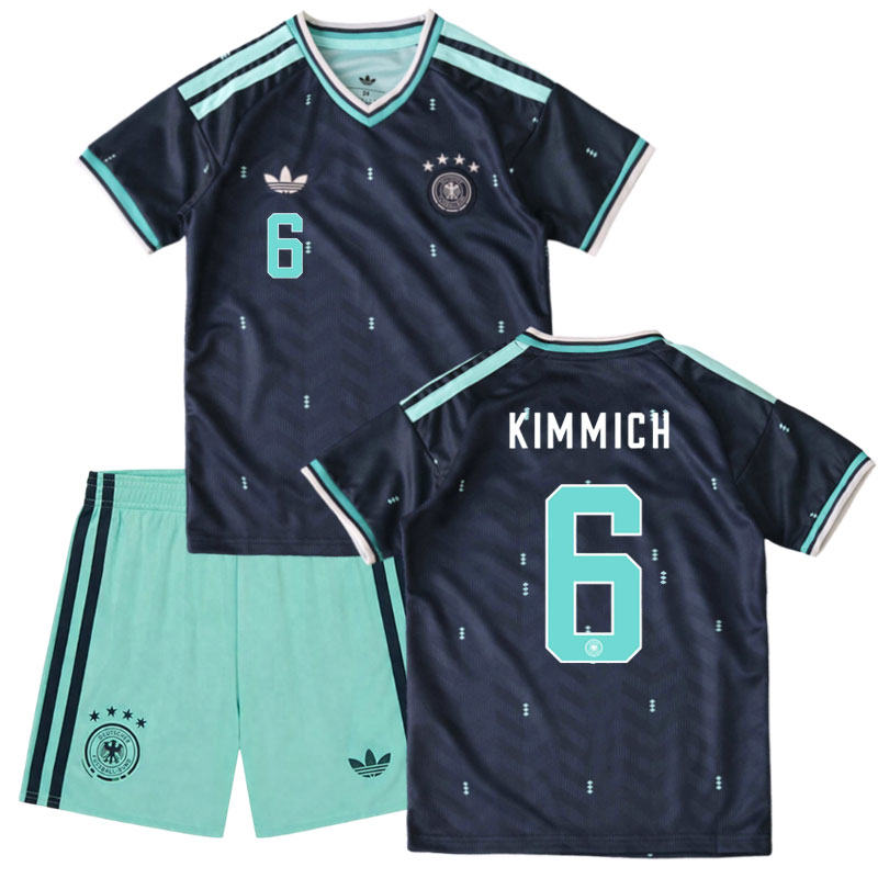 Dětská fotbalová souprava Kimmich 6 Německo CM 2026 - venkovní dres + šortky