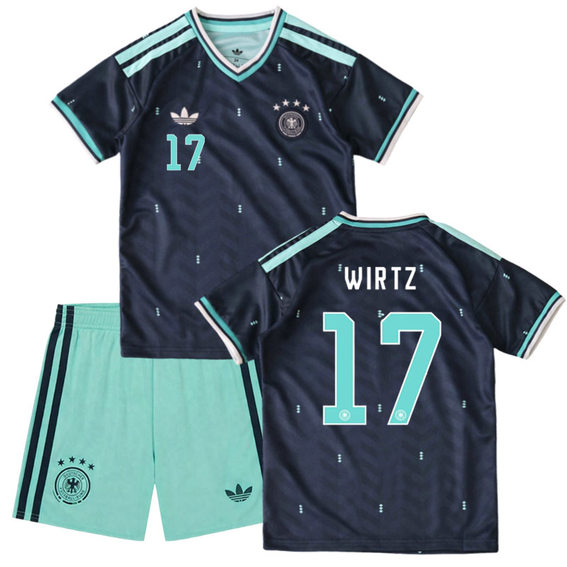 Dětský dres Německo MS 2026 – venkovní fotbalový set Wirtz 17