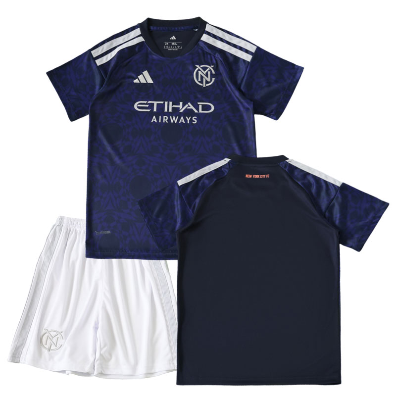 Dětský fotbalový dres New York City FC 2026 venkovní komplet