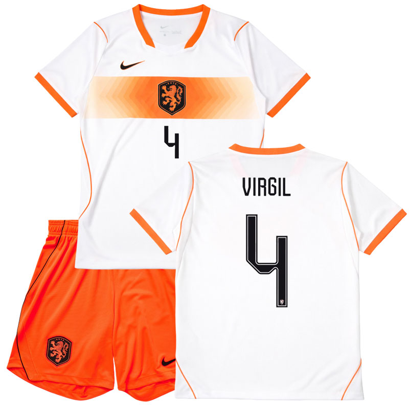 Dětský venkovní dres Nizozemsko 2026 – Set s kraťasy - Virgil 4