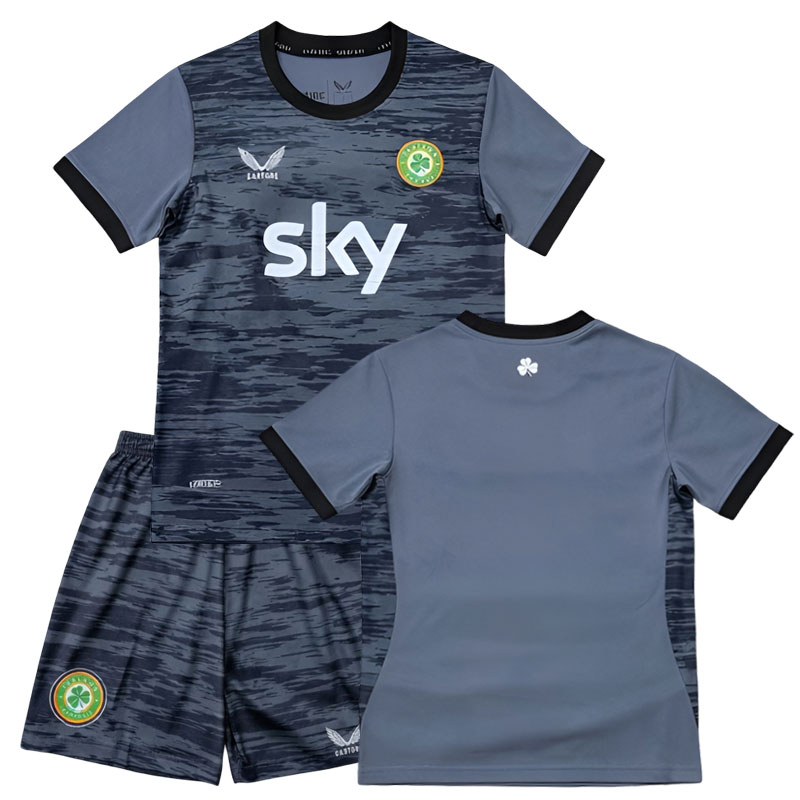 Irsko brankářský dres dětský 2026/27 - šedý set s kraťasy