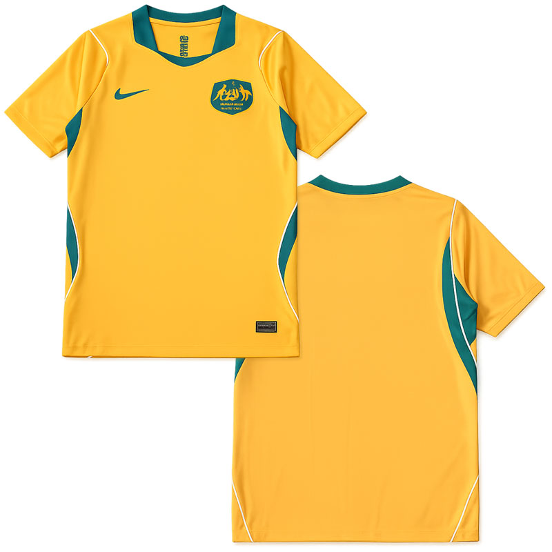 MS 2026 Austrálie domácí dres - pánský žlutý fotbalový dres
