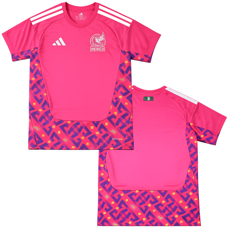 Mexiko MS 2026 brankářský dres - růžový krátký rukáv