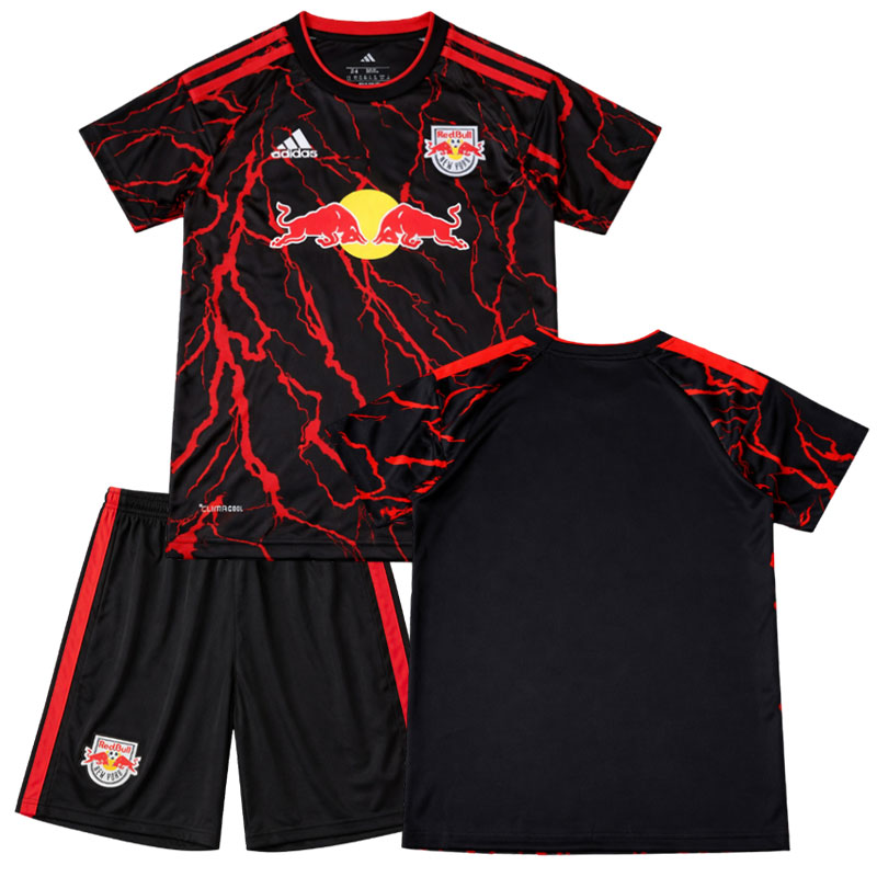New York Red Bulls 2026 dětský domácí dres – fotbalový set dres + šortky