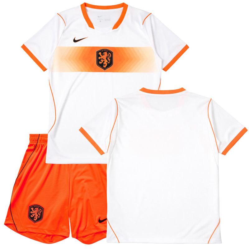 Nizozemsko 2026/27 dětský venkovní dres – fotbalový komplet dres + šortky