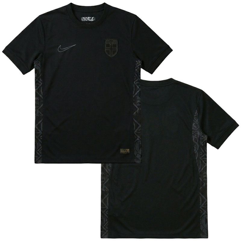 Norsko venkovní fotbalový dres Mistrovství světa 2026 – Stylová černá